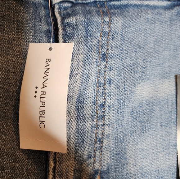 Banana Republic 18 Tall Bootcut Jeans Stretch Denim Lightwash Plus Size 34T NWT - Picture 15 of 15